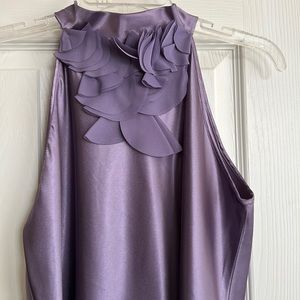 BCX sleeveless blouse new size L color Lila